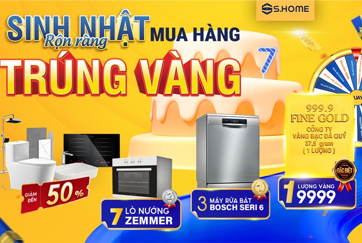 SINH NHẬT RỘN RÀNG - MUA HÀNG TRÚNG VÀNG